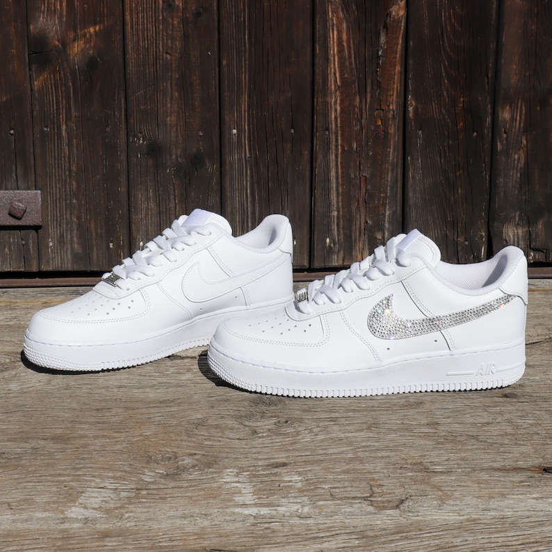 Nike Air Force 1 AF1 meets Swarovski Crystal Swoosh Bild 7