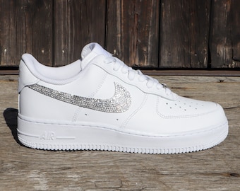 Nike Air Force 1 ( AF1 ) meets Swarovski - "Crystal Swoosh"