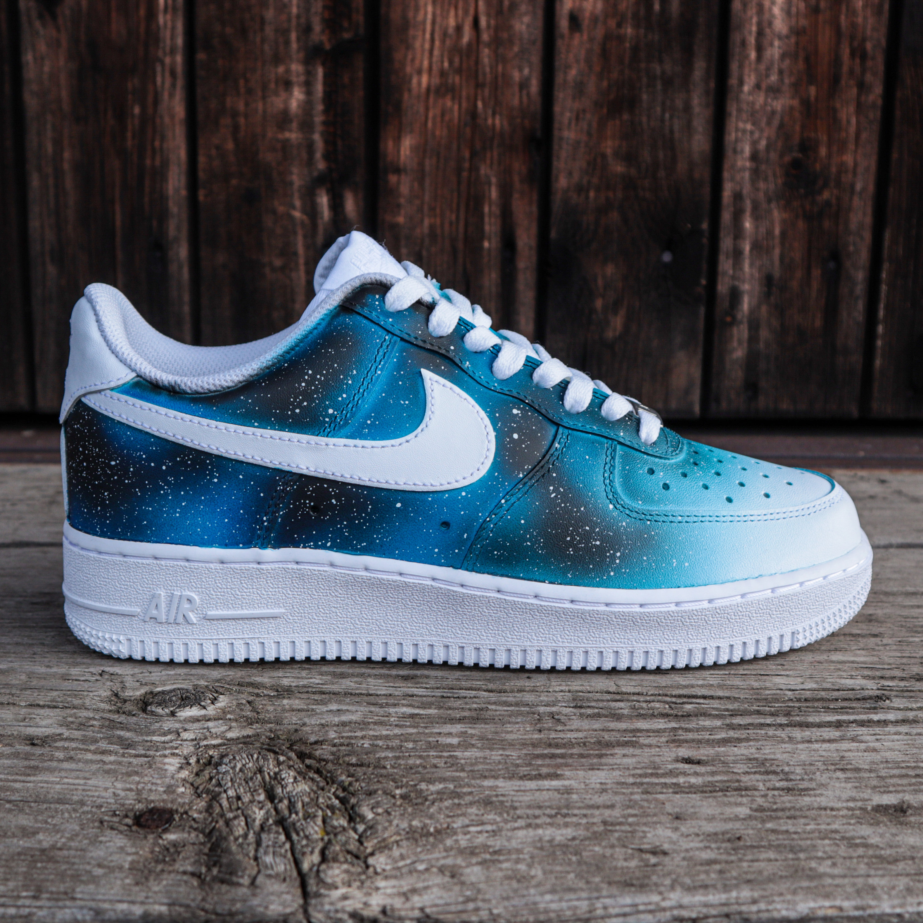 Nike Air Force 1 AF1 big Galaxy Blue - Etsy Hong Kong