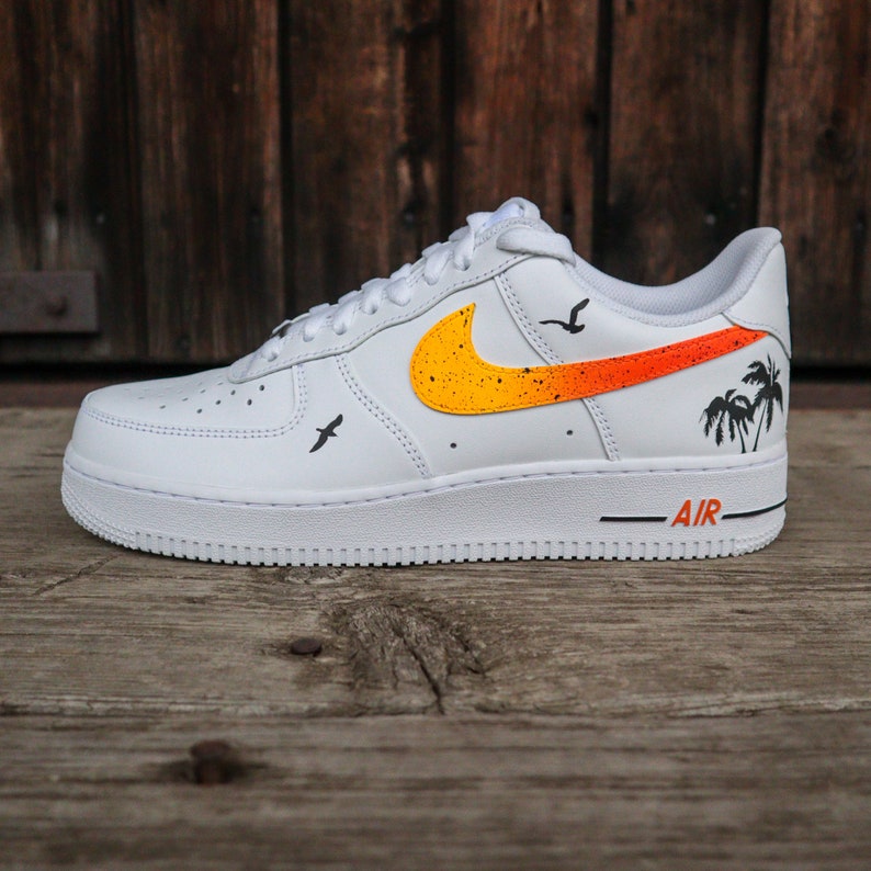 Nike Air Force 1 AF1 miami Sun | Etsy Ireland
