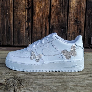 Nike Air Force 1 ( AF1 ) meets Swarovski - "Crystal Butterfly"