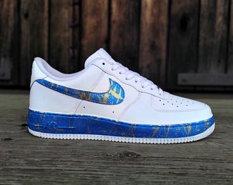 Nike Air Force 1 ( AF1 ) « Royal » ( Dessin animé - Goutte à goutte - Logo - Des créations propres sont également possibles )