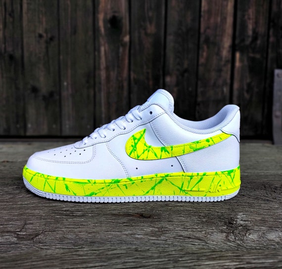 Con rapidez cuerda retorta Nike Air Force 1 AF1 Lemon Dream Dibujos - Etsy España