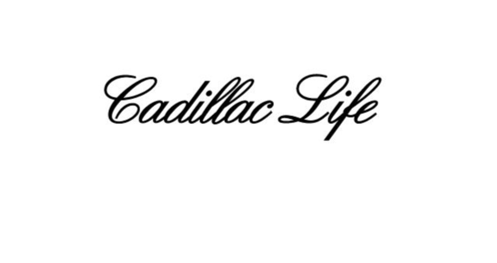 Cadillac Life Cadillac Font High Quality Oracal 651 Vinyl Etsy