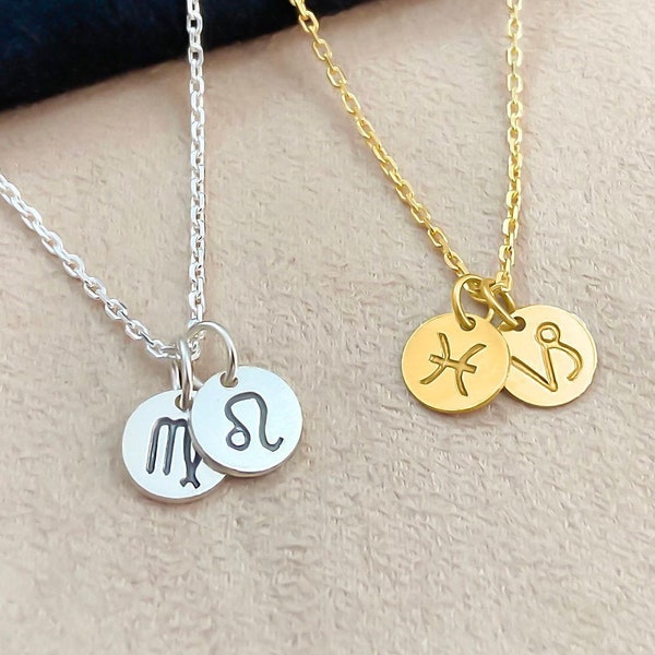 Zodiac Necklace, Birth Signs, Choker Length, Star Signs,Astrology Horoscope,Zodiac Signs Cut out, Star Sign Necklace, Constellation Necklace