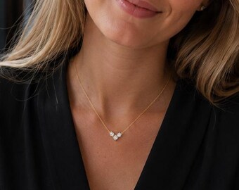 Chevron Necklace, Dainty Necklace,  925 Silver, Cubic Zirconia V Charm, Gift for her, Best Birthday Gift, Anniversary Gift for loved ones