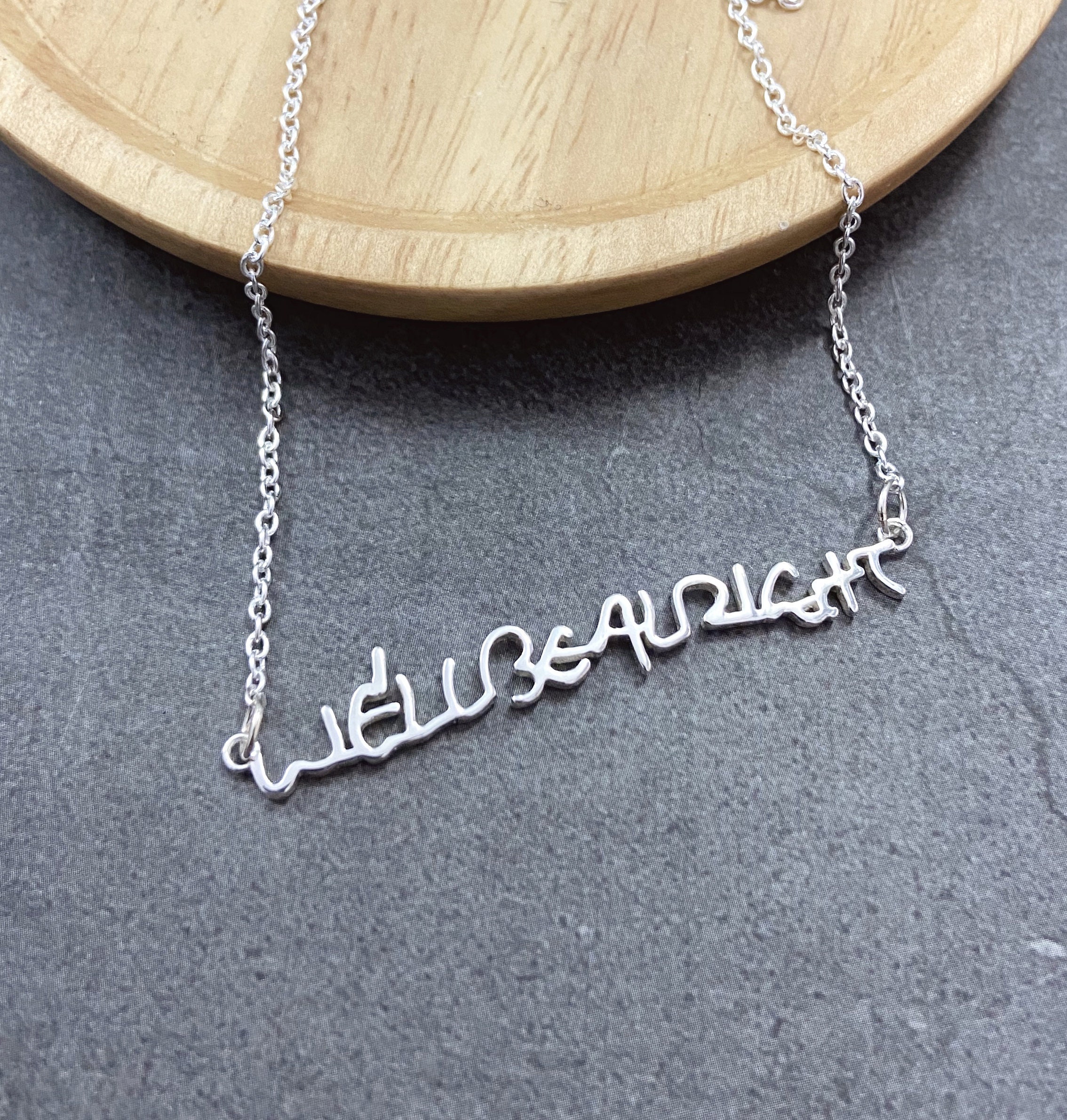 Harry Styles Writing Necklace Harry Styles We'll Be Etsy