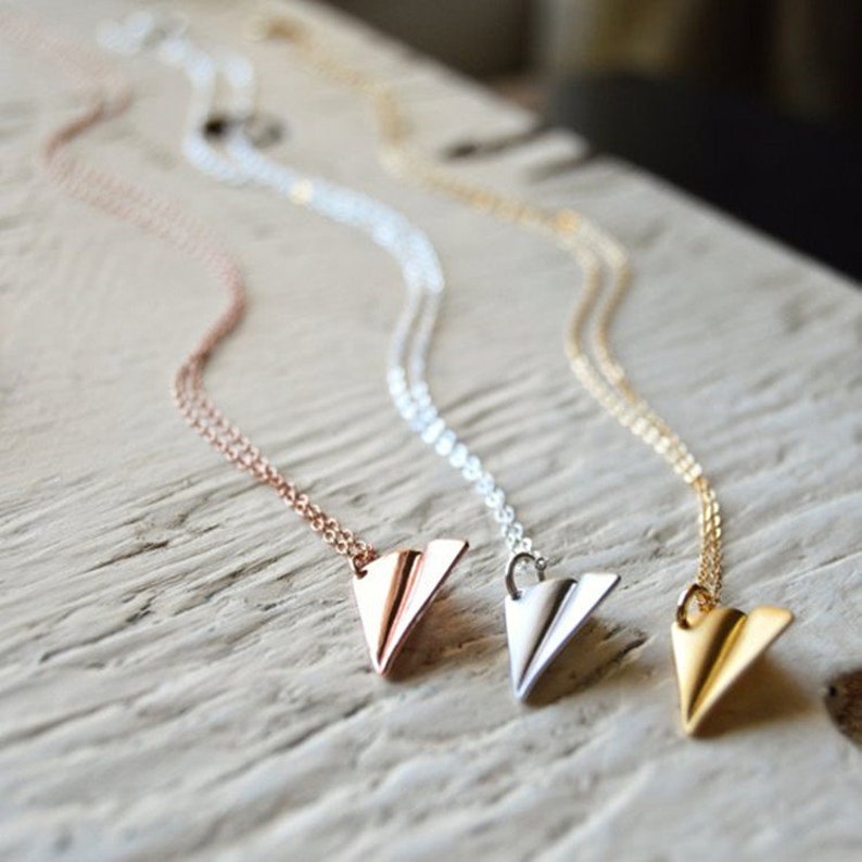 Harry styles paper airplane necklace Clearance