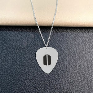 Suga Guitar Pick Necklace - Etsy