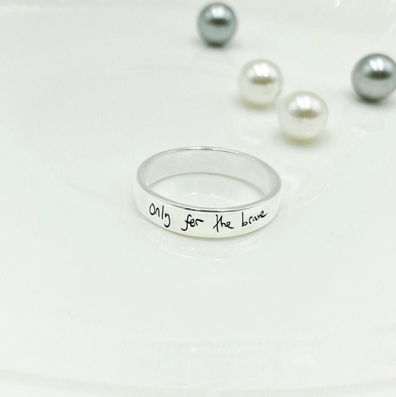 X Smiley Face Ring, 925 Silver Louis Tomlinson Inspired Smiley Engraved Ring