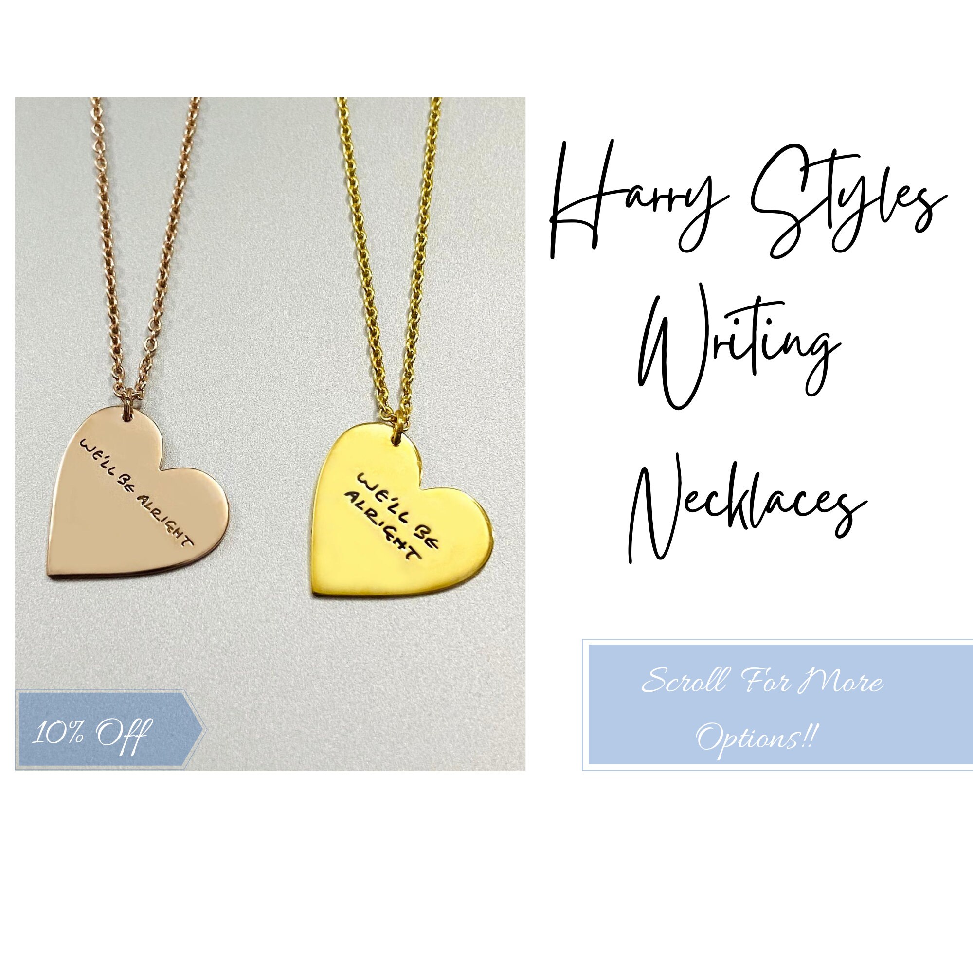 We'll Be Alright Necklace Harry Styles TPWK Necklaces Etsy