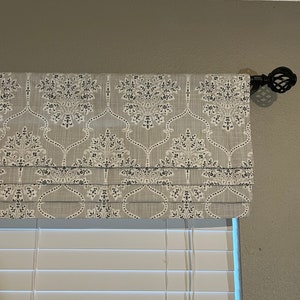 Faux Roman Shade Valance With Custom Sizing - Premier Prints Dreamscape French