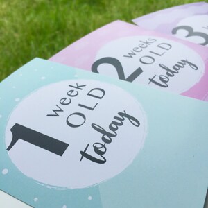 Baby Milestone cards | Photo Cards | Milestones | Milestone Cards | Pastel | Unisex
