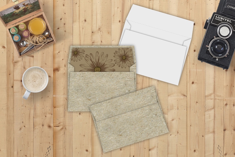 Printable Envelope Template Assorted Sizes A7 A6 A2 Etsy