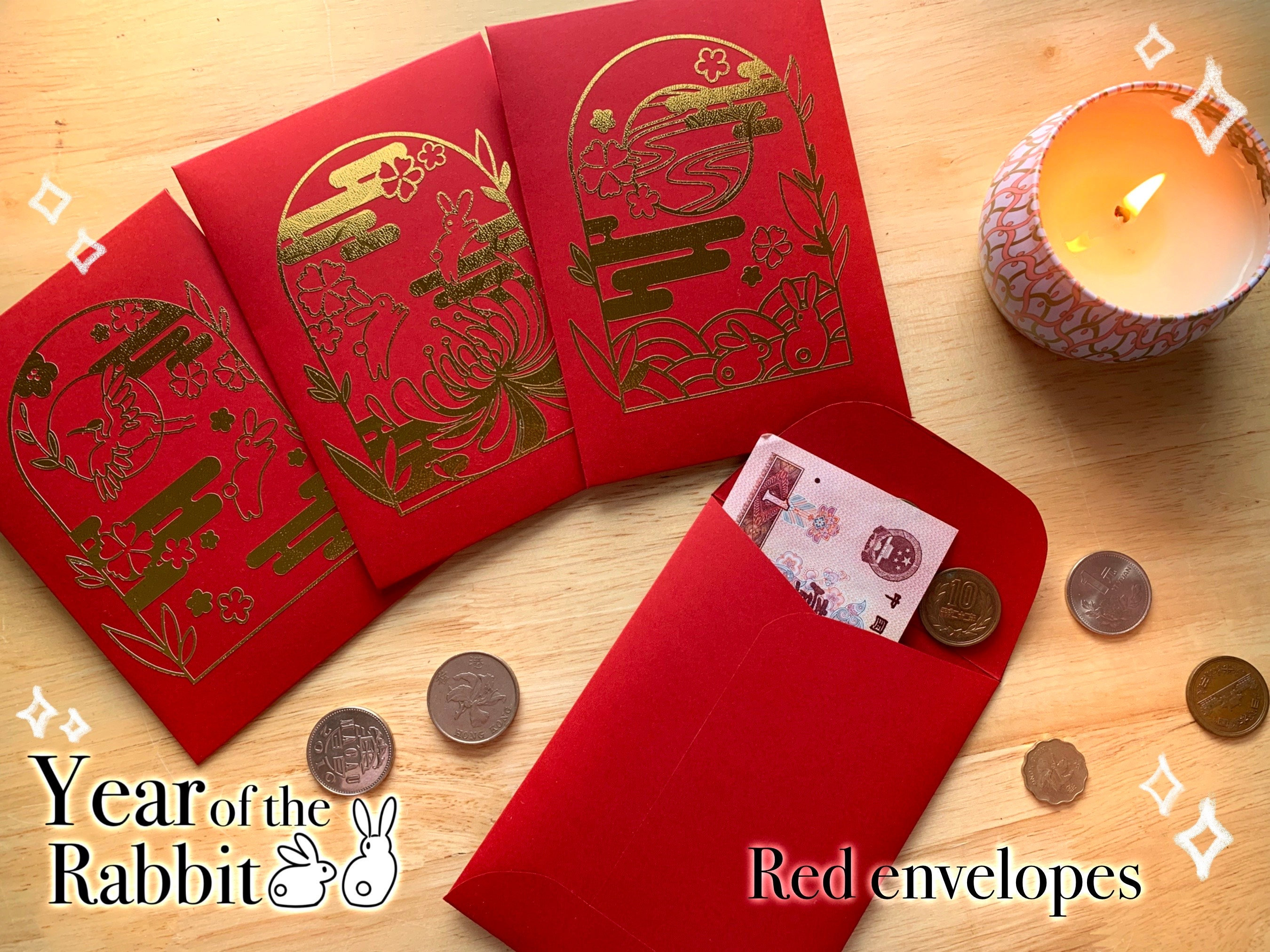 Custom Congratulations Chinese Red Envelope, Personalized Red
