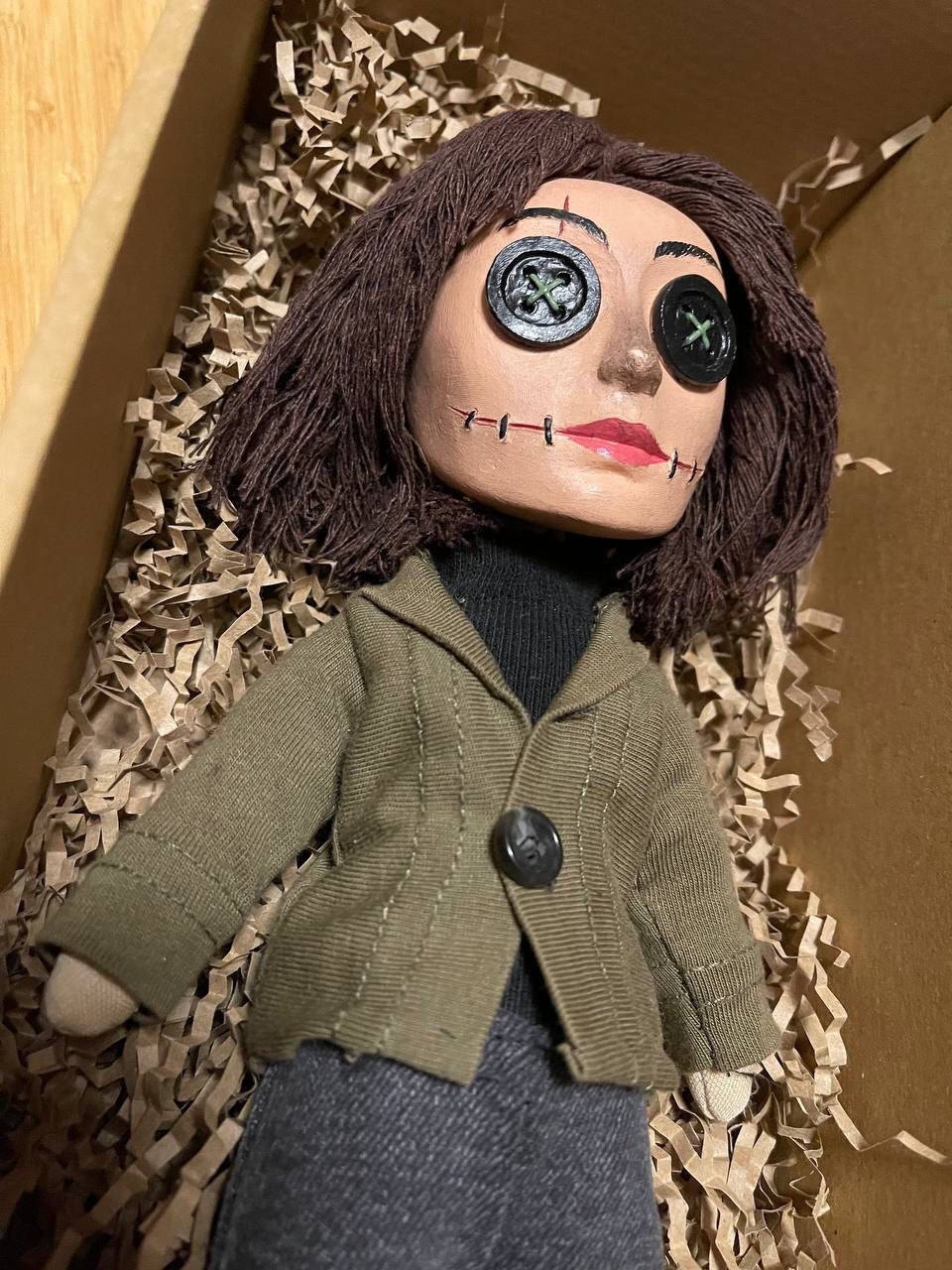Handmade Coraline Style Custom Doll Coraline Personal Doll Etsy