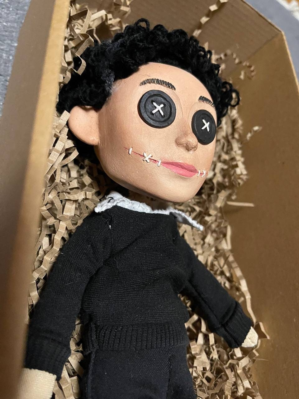 Handmade Coraline Style Custom Doll Coraline Personal Doll Etsy