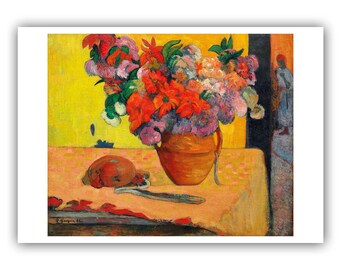 1693❣️ 　花瓶の花  ポール・ゴーギャン ゴーギャン 「花瓶の花」 [4973743]のアート作品 - アフロ
