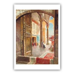 Carl Wuttke : The Great Umayyad Mosque, Damascus (1913) - Museum Quality Giclee Print