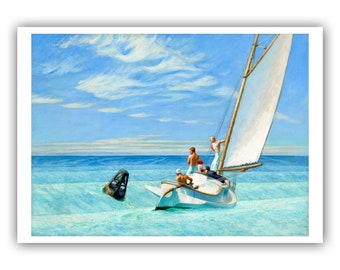 Edward Hopper : &#39;&#39;Ground Swell&#39;&#39;, 1939 - Museum Quality Giclee Print/Canvas - A4/A3/A2/A2