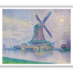 Paul Signac : &quot;Moulin d&#39;Edam&quot;, 1896 - Museum Quality Giclee Print/Canvas - A4/A3/A2