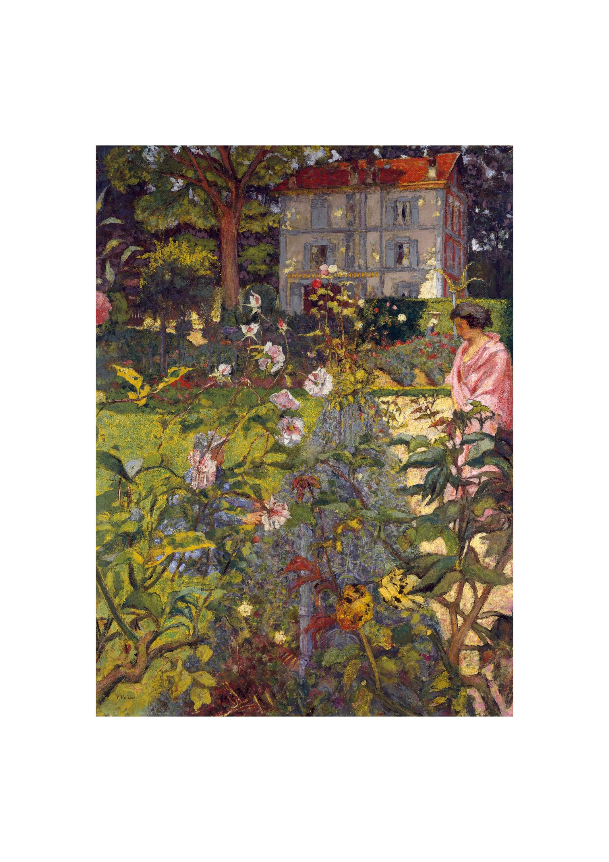 Edouard Vuillard : Garden at Vaucresson (c. 1920) - Museum Quality