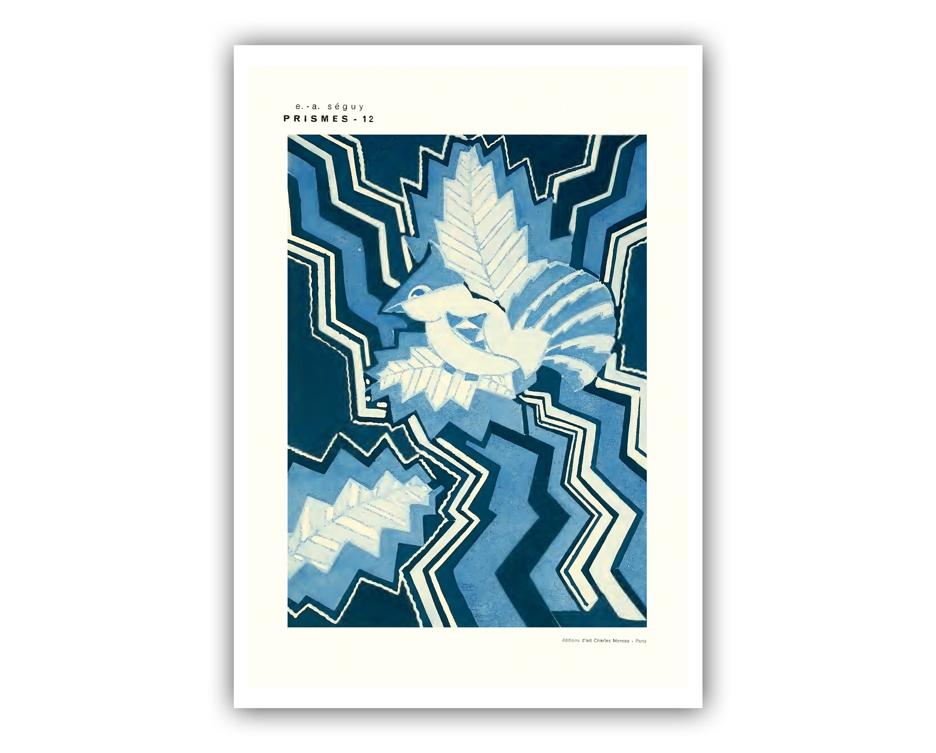 Seguy Art Deco Pattern Plate 6 Vintage Giclee Print A4A3 FramedUnframed Prisms by E