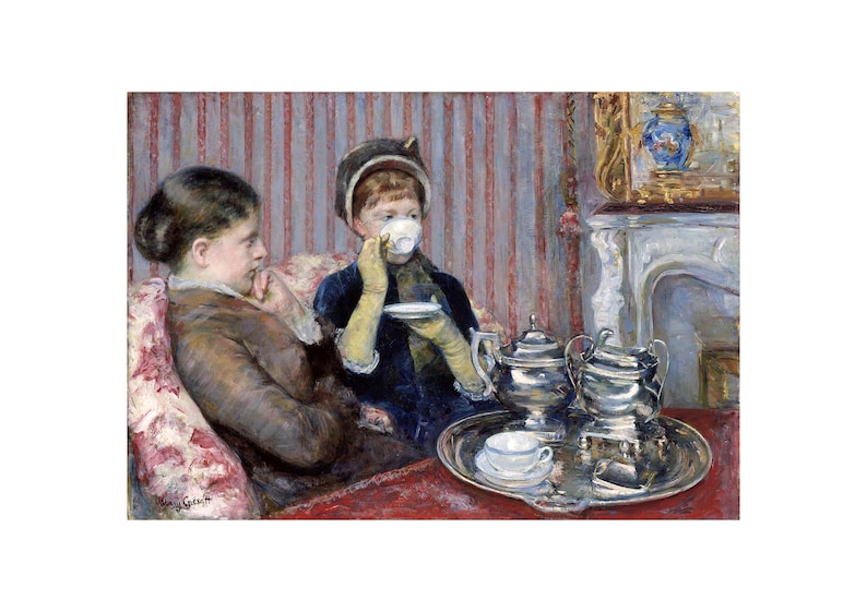 Mary Cassatt : Five O’clock Tea (1889-1890) - Museum Quality Giclee ...