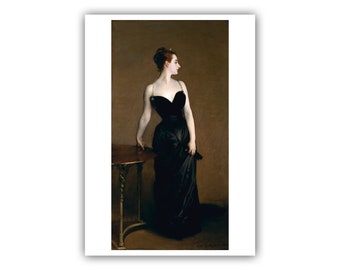 John Singer Sargent: "Ritratto di Madame X", 1884 - Museum Quality Giclee Print/Canvas - A4/A3/A2