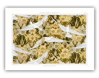Maurice Pillard Verneuil : "The Animal in the Decoration", Plate 45, 1897 - Museum Quality Giclee Print/Canvas - A4/A3 Framed/Unframed