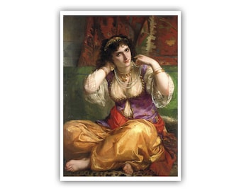 Charles Louis Müller : The Odalisque (1892) - Museum Quality Giclee Print
