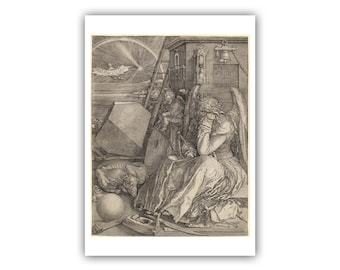 Albrecht Durer : "Melencolia I", 1514 - Museum Quality Giclee Print/Canvas - A4/A3/A2