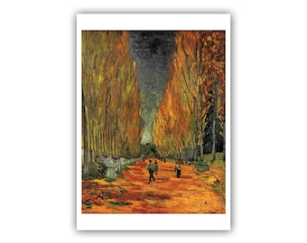 Vincent van Gogh : "Les Alyscamps", 1888 - Museum Quality Giclee Print/Canvas - A4/A3/A2