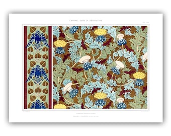 Maurice Pillard Verneuil : "The Animal in the Decoration", Plate 23, 1897 - Museum Quality Giclee Print/Canvas - A4/A3 Framed/Unframed