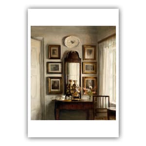 Carl Vilhelm Holsoe : &quot;Interior With a Samovar&quot;, c. 1900 - Museum Quality Giclee Print/Canvas - A4/A3/A2