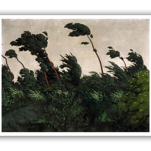 Felix Vallotton: &quot;El viento&quot;, 1910 - Impresión Giclée/Lienzo con calidad de museo - A4/A3/A2