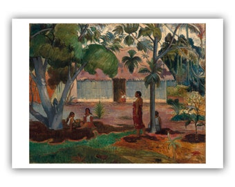 Paul Gauguin : "The Large Tree", 1891 - Museum Quality Giclee Print/Canvas - A4/A3/A2