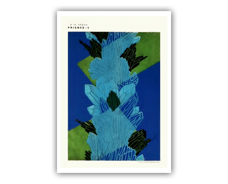 Seguy Art Deco Pattern Plate 6 Vintage Giclee Print A4A3 FramedUnframed Prisms by E