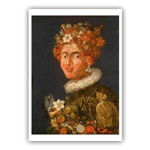 In the Manner of Giuseppe Arcimboldo : &quot;Flora&quot;, 1526-1593 - Museum Quality Giclee Print/Canvas - A4/A3/A2