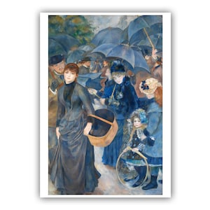 Pierre-Auguste Renoir : &quot;The Umbrellas&quot;, 1880s - Museum Quality Giclee Print/Canvas - A4/A3/A2