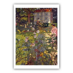 Edouard Vuillard : Garden at Vaucresson (c. 1920) - Museum Quality Giclee Print / Canvas