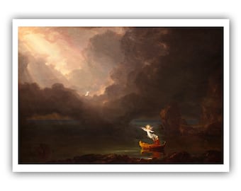 Thomas Cole : "El viaje de la vida - Vejez", 1842 - Museum Quality Giclee Print/Canvas - A4/A3/A2