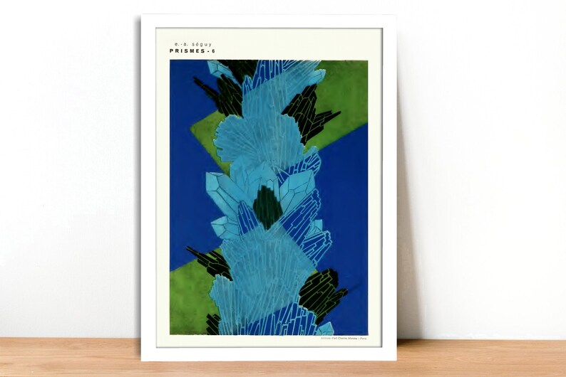 Seguy Art Deco Pattern Plate 6 Vintage Giclee Print A4A3 FramedUnframed Prisms by E