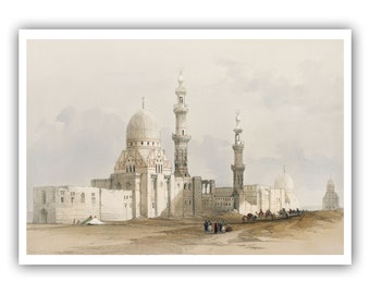 David Roberts: Mosque of Sultan Hassan from the Great Square of the Rumeyleh  (1796-1864) - Museum Quality Giclee Print