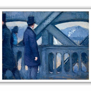 Gustave Caillebotte : &quot;The Europe Bridge&quot;, 1877 - Museum Quality Giclee Print/Canvas - A4/A3/A2