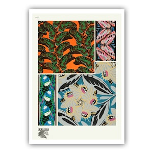 Emile-Allain Seguy : "Papillons - Plate 17", c. 1928 - Museum Quality Giclee Print / Canvas