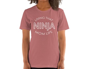 Ninja Mom T-shirt Bella Canvas 3001 - Etsy