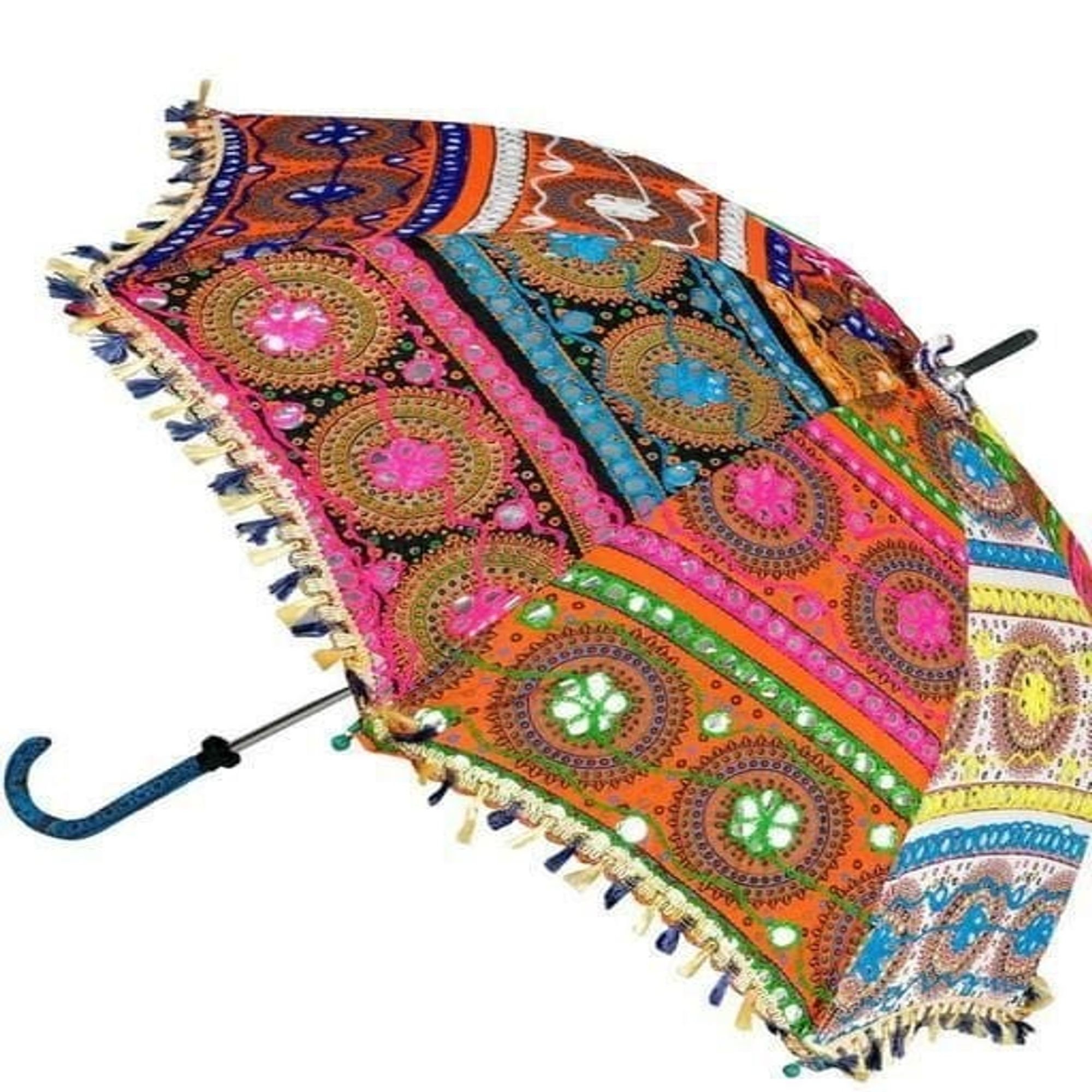 Colorful Antique Rajasthani Umbrella Handicraft Sun Etsy
