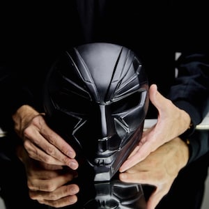 Men&#39;s 3D Printed Polygonal Mask Futuristic Cosplay Costume Accessory Geometric Face Cover Modern headwear Cyberpunk Headpiece Gift for him