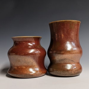 Sedona Caves Pottery Vase Set | Planter | Hand Thrown Stoneware  | Wheel Thrown Ceramic Bowl | Pottery